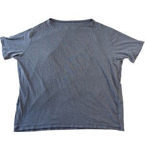 Lululemon Better Each Day Short Sleeve Womens XL Blue Training Gym Athleisure